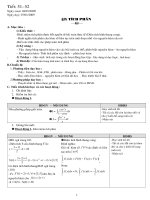 Giải Tích 12 tiet 51 - 52