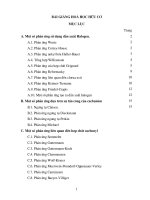 bài giảng hóa học hữu cơ