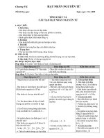 Tiết 60 cấu tạo hạt nhân