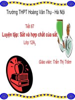 Lt về sắt và hợp chất