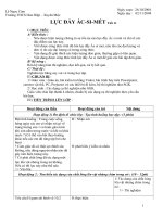 Lực đẩy Ác Si Mét