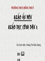 Bài 8: Tôn trọng và học hỏi