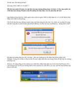 Sử lý khi không tắt được file hay thư mục