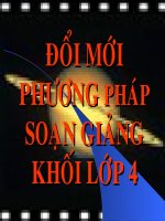 Chuyen de giang dayChuyen de doi moi PPSG lop 4