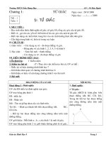 giáo án hkI ( Hình học 8)