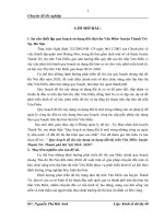 Quy hoạch đô thị xây dựng sử dụng đất thị trấn Văn Điển- huyện Thanh Trì- Thành phố Hà Nội 2010- 2020