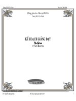 kế hoạch giảng dạy Ngữ văn 9( Phù Cát) Nh:2008-2009