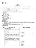 GA các môn L4 Tuần 8