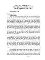 SKKN:Phát huy tính tích cực trong học nhóm (C.N)