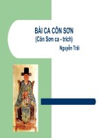 Bài ca Côn Sơn