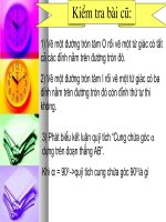 Tiết 48: Tứ giác nội tiếp