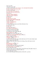 công thức toán sinh