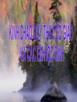 Điều kiện phát sinh, phát triển sâu bệnh hại cây trồng.