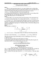 Tuyển tập các đề ôn luyện Vật Lý 12