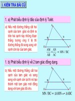 Trường hợp đồng dạng thứ nhất