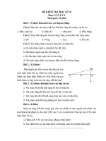 đề kiểm tra học kì 2 lóp 9 môn lí