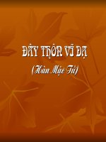 Đây thôn Vỹ Dạ