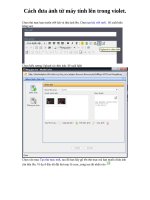 Cách post ảnh từ máy lên bài viết