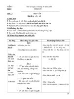 Giáo án 1 - Tuần 6