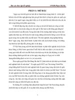 NHỮNG GIẢI PHÁP NHẰM NÂNG CAO HOẠT ĐỘNG QUẢN TRỊ NGHIỆP VỤ BÀN,BẾP TẠI NHÀ HÀNG PANE E VINO