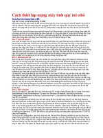 Thiet lap mang may tinh quy mo nho