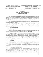 KẾ HOẠCH THANH TRA