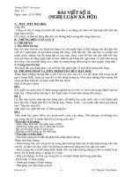 Ra đề bài số 2 (tiết 15)