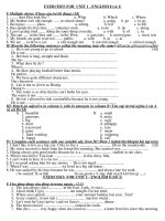 Đề Kiểm tra T A 8