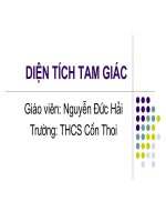 Diện tích tam giác