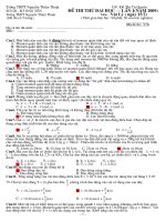 de thi thu DH lan 1 (2009)