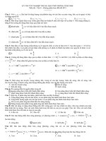 Đề thi và đáp án TN THPT năm 2008