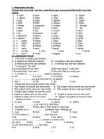 bai tap on thi hk ii tieng anh 8