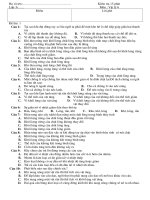 Ktra 15'''' Vật lý 6 kì 2