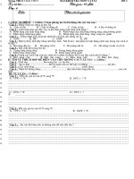 kiểm tra giữa kì 2 lí 6