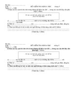 bai kiem tra khoa hoc , lich sư, dia li 5