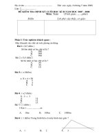 Đề KT Ki II lop 2