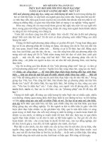 Đổi mới PPDH nâng cao chât lượng môn NV