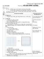 Bai 4. Xe dan hinh vuong