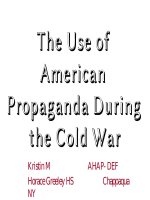 Chien tranh lanh (tiep theo)