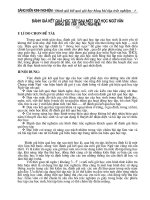 SKKN Danh gia ket qua gio Ngu van bang bai tap trac nghiem