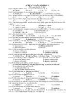 Kiểm tra 15'''' - Lần 1 - Hóa 12CB - Năm học 2008-2009