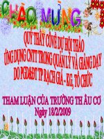 Tham luận ứng dụng CNTT đổi mới PPGD