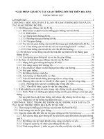 GIẢI PHÁP GIẢM ÙN TẮC GIAO THÔNG ĐÔ THỊ TRÊN ĐỊA BÀN  THÀNH PHỐ HÀ NỘI