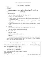 Giáo án Địa 7 ( Hoàn Chỉnh )