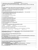 ôn tập thi TN THPT 12