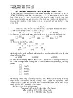 Đề kiểm tra tổng hợp