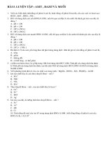 Luyện tập ãit , bazơ, muối