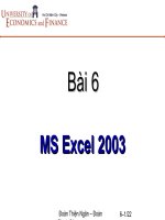 MS Excel 2003