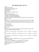 Đề thi trắc nghiệm môn hóa cấp 3-31