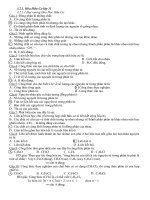 trắc nghiệm hữu cơ 11-12